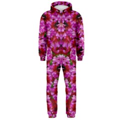 Flowers And Bloom In Sweet And Nice Decorative Style Hooded Jumpsuit (men)  by pepitasart