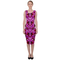 Flowers And Bloom In Sweet And Nice Decorative Style Sleeveless Pencil Dress by pepitasart