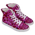 Flowers And Bloom In Sweet And Nice Decorative Style Women s Hi-Top Skate Sneakers View3