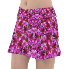 Flowers And Bloom In Sweet And Nice Decorative Style Tennis Skirt by pepitasart