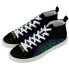 Raising Mandala Men s Mid-top Canvas Sneakers by ADFGoddess