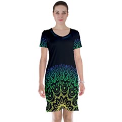 Raising Mandala Short Sleeve Nightdress by ADFGoddess