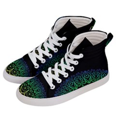 Raising Mandala Men s Hi-top Skate Sneakers by ADFGoddess