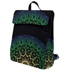 Raising Mandala Flap Top Backpack