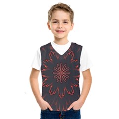 Fractal Glowing Abstract Digital Kids  Sportswear by Pakrebo