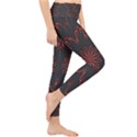 Fractal Glowing Abstract Digital Lightweight Velour Classic Yoga Leggings View4