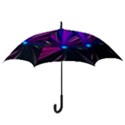 Abstract Background Lightning Hook Handle Umbrellas (Medium) View3