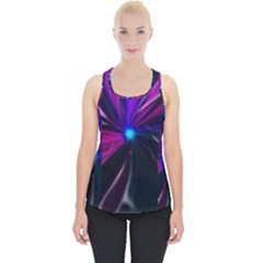 Abstract Background Lightning Piece Up Tank Top by Pakrebo