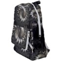 Fractal Abstract Pattern Silver Travelers  Backpack View1