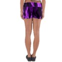 Smoke Flame Abstract Purple Yoga Shorts View2