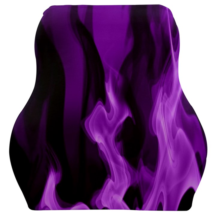 Smoke Flame Abstract Purple Car Seat Velour Cushion 