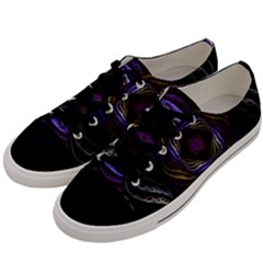 Fractal Abstract Fractal Art Men s Low Top Canvas Sneakers by Pakrebo