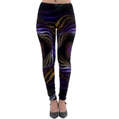 Fractal Abstract Fractal Art Lightweight Velour Leggings