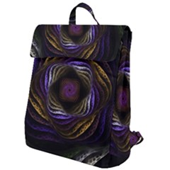 Fractal Abstract Fractal Art Flap Top Backpack