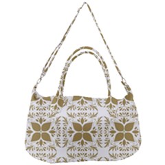 Illustrations Pattern Gold Floral Texture Design Removal Strap Handbag