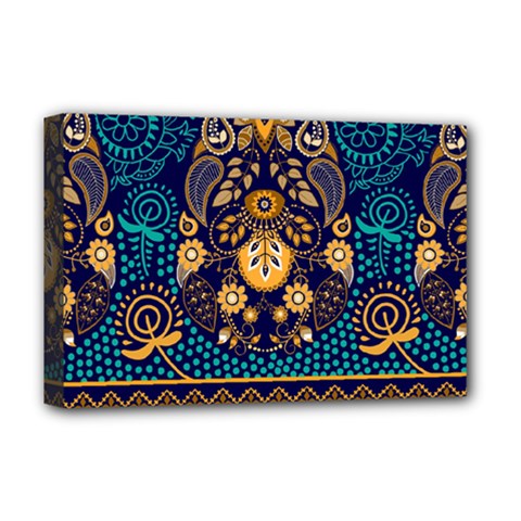 African Pattern Deluxe Canvas 18  X 12  (stretched) by Sobalvarro