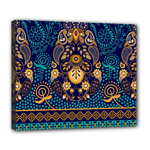 African Pattern Deluxe Canvas 24  X 20  (stretched) by Sobalvarro