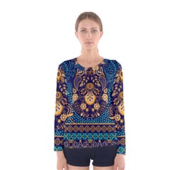 African Pattern Women s Long Sleeve Tee