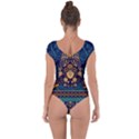 African Pattern Short Sleeve Leotard  View2