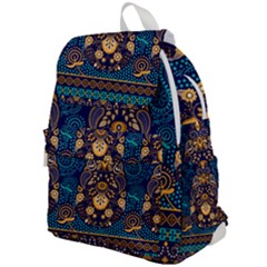 African Pattern Top Flap Backpack by Sobalvarro