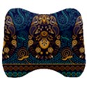 African Pattern Velour Head Support Cushion View1