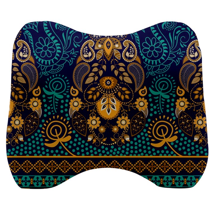 African Pattern Velour Head Support Cushion