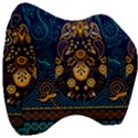 African Pattern Velour Head Support Cushion View3