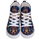 African Pattern Kids  Hi-Top Skate Sneakers View1