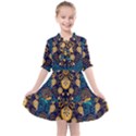 African Pattern Kids  All Frills Chiffon Dress View1