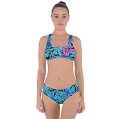 Leaves  Criss Cross Bikini Set