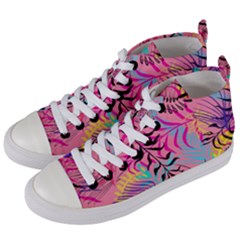 Leaves Women s Mid-top Canvas Sneakers by Sobalvarro