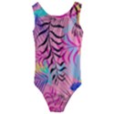 Leaves Kids  Cut-Out Back One Piece Swimsuit View1