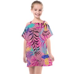 Leaves Kids  One Piece Chiffon Dress