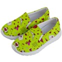 Valentin s Day Love Hearts Pattern Red Pink Green Kids  Lightweight Slip Ons View2