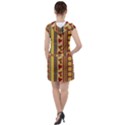 Traditional Africa Border Wallpaper Pattern Colored 4 Drawstring Hooded Dress View2