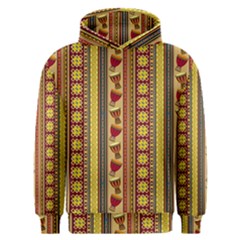 Traditional Africa Border Wallpaper Pattern Colored 4 Men s Overhead Hoodie by EDDArt