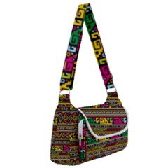 Traditional Africa Border Wallpaper Pattern Colored Multipack Bag by EDDArt