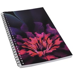 Floral Pink Fractal Painting 5 5  X 8 5  Notebook by Pakrebo