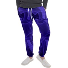 Fractal Blue Star Abstract Men s Jogger Sweatpants