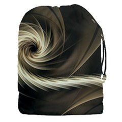 Fractal Background Pattern Curve Drawstring Pouch (xxxl)