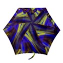 Soft Swirls Fractal Design Mini Folding Umbrellas View1