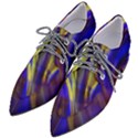 Soft Swirls Fractal Design Pointed Oxford Shoes View2