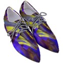 Soft Swirls Fractal Design Pointed Oxford Shoes View3