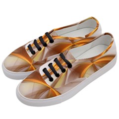 Abstract Gold White Background Women s Classic Low Top Sneakers by Pakrebo