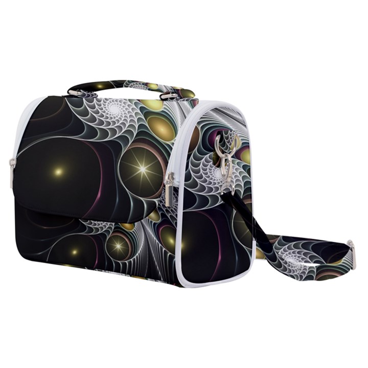 Fractal Bulbs Fantasy Curve Satchel Shoulder Bag