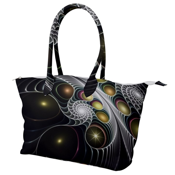 Fractal Bulbs Fantasy Curve Canvas Shoulder Bag