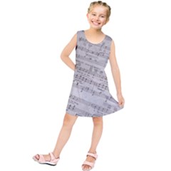 Sheet Music Paper Notes Antique Kids  Tunic Dress by Pakrebo