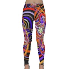 Multicolor Multi Color Circles Classic Yoga Leggings by Pakrebo