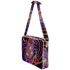 Multicolor Multi Color Circles Cross Body Office Bag