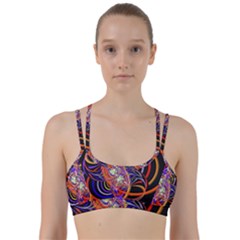 Multicolor Multi Color Circles Line Them Up Sports Bra by Pakrebo